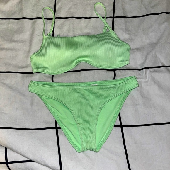Hollister Other - hollister green bikini size xs
